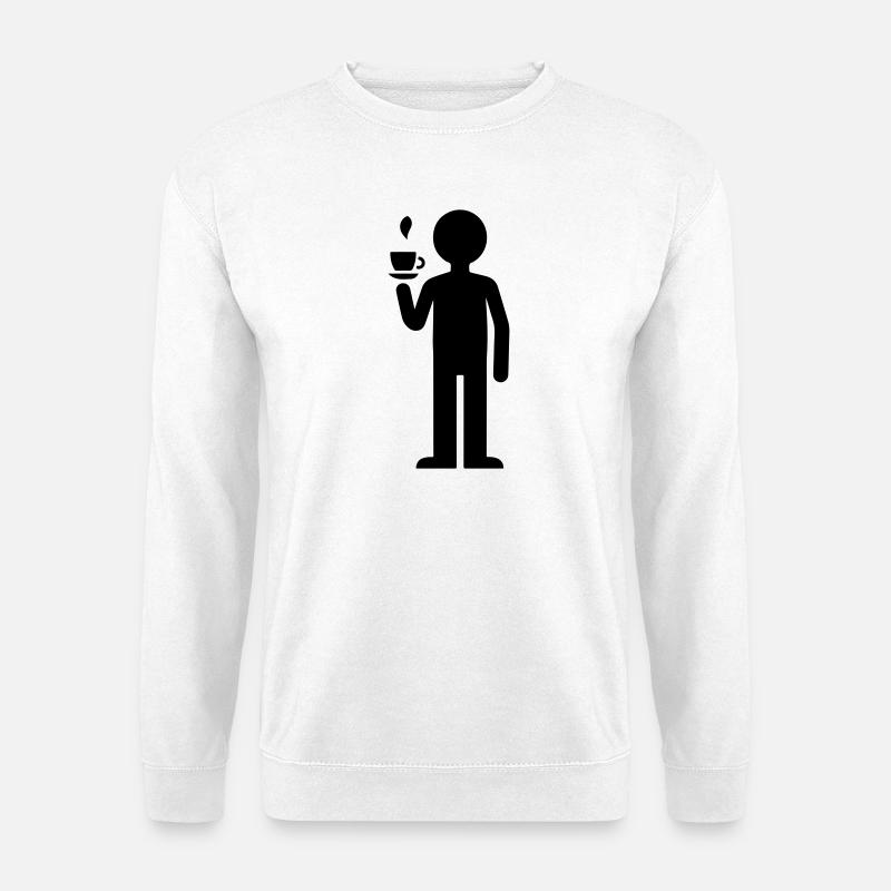 Drink coffee - Unisex Sweatshirt - white