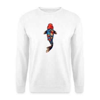 Calm as a koi - Unisex Sweatshirt - white - Front