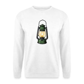 lampe - Unisex Pullover - Weiß - Vorne - Alina (178cm) & Michal (187cm)