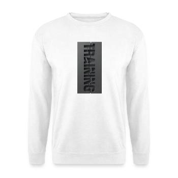Ausbildung - Unisex Pullover - Weiß - Vorne - Alina (178cm) & Michal (187cm)