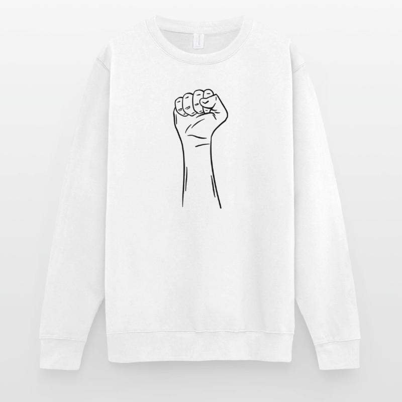 Hand Faust 2 / Faust / Kampf / Protest Unisex Pullover