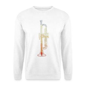 Vintage Trumpet - Unisex Sweatshirt - white - Front