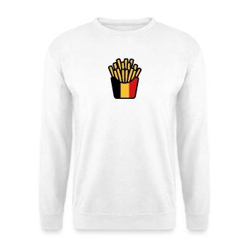 Pop Art Flag Fries - Unisex Sweatshirt - white - Front