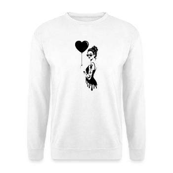 Biking Passion Mountain Bike Adventure - Unisex Sweatshirt - white - Front
