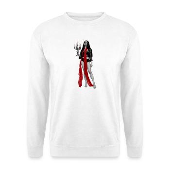 GIFTES IKON - Unisex Pullover - Weiß - Vorne - Alina (178cm) & Michal (187cm)