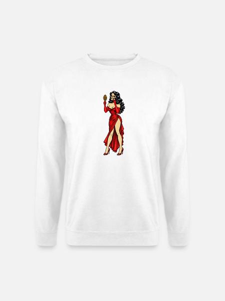 MAKABRE VANITAS REDLIPS - Unisex Pullover - Weiß