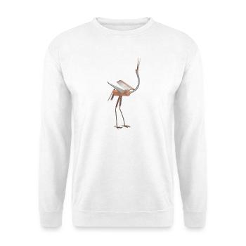 Abstract Metallischer Vogel - Unisex Pullover - Weiß - Vorne