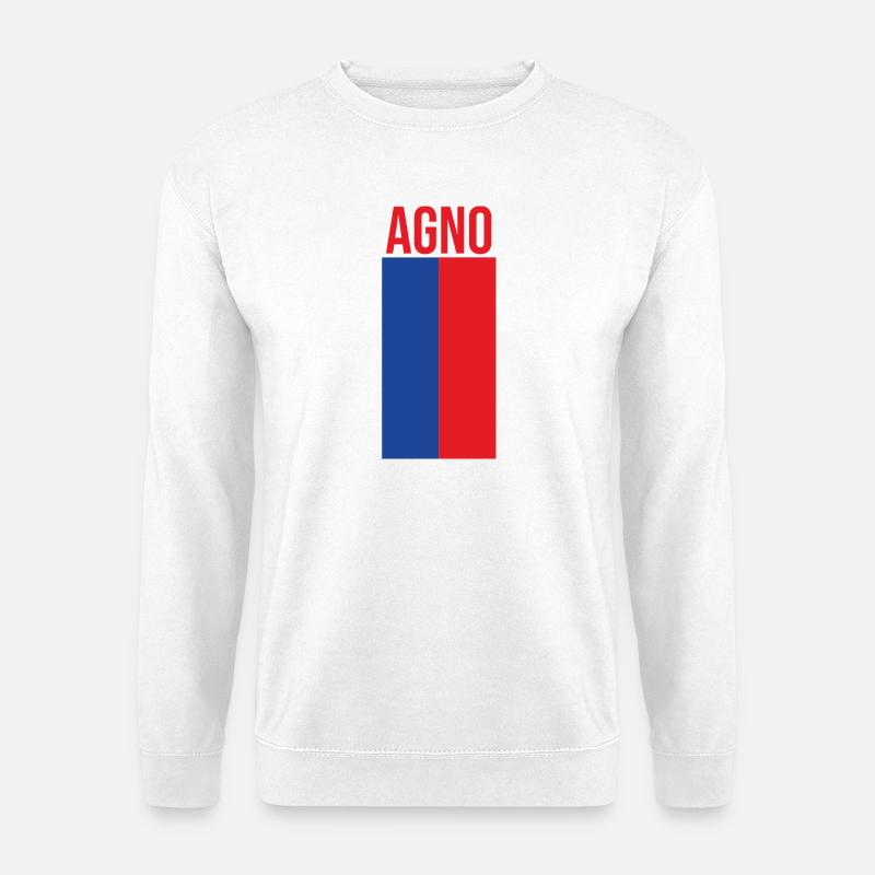 Agno Tessin Souvenir - Unisex Pullover - Weiß