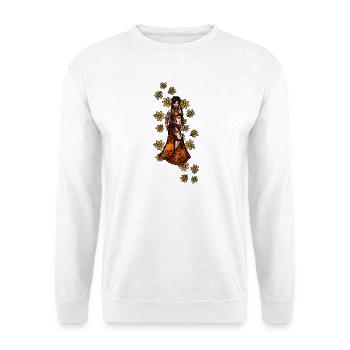 Boho Henna Flora Goddess - Unisex Sweatshirt - white - Front