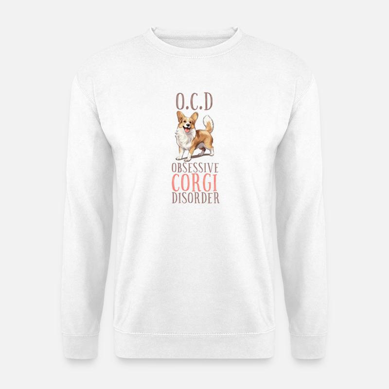 Obsessive Corgi-Störung - Unisex Pullover - Weiß