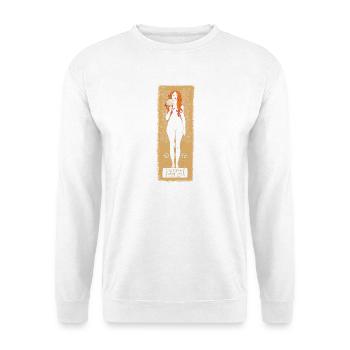 Gustav KLIMT: Nuda Veritas 1898 Limited Edition - Unisex Pullover - Weiß - Vorne