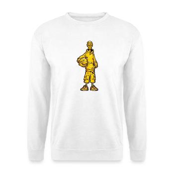 Basketballer Ball Sport - Unisex Pullover - Weiß - Vorne