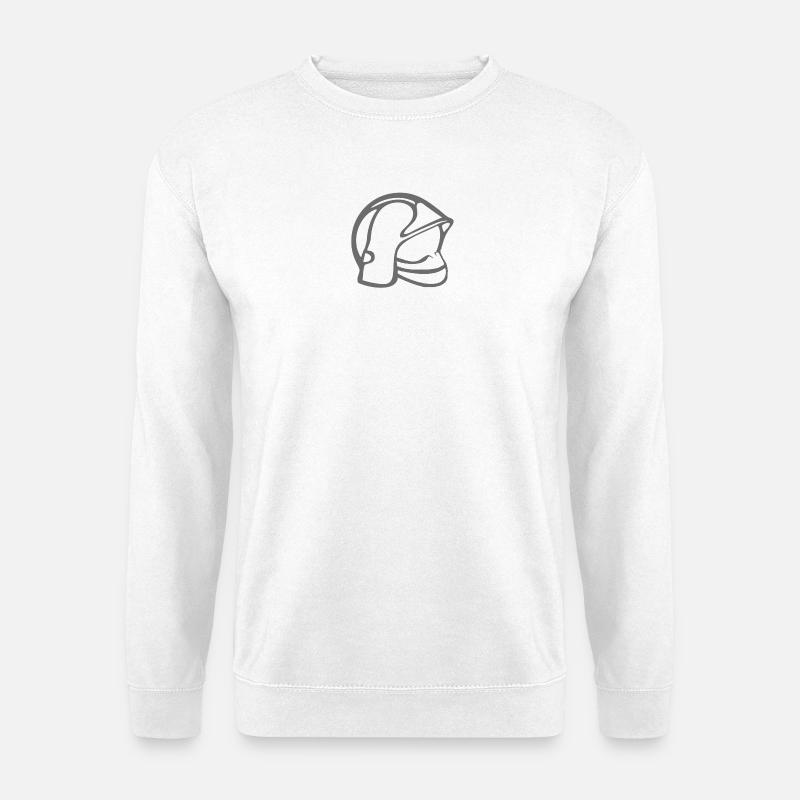 Feuerwehrhelm - Unisex Pullover - Weiß