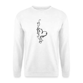 Valentinstag. Liebe, love - Unisex Sweatshirt - white - Front