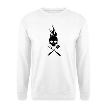 bbq - Unisex Sweatshirt - white - Front