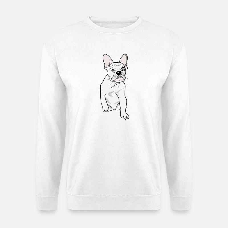 SÜSSER MOPS - Unisex Pullover - Weiß