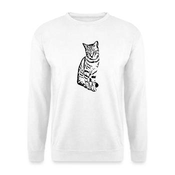 Chat Chaton Tigre Chat Chat Chat Cadeau - Sweat-shirt Unisexe - blanc - Devant