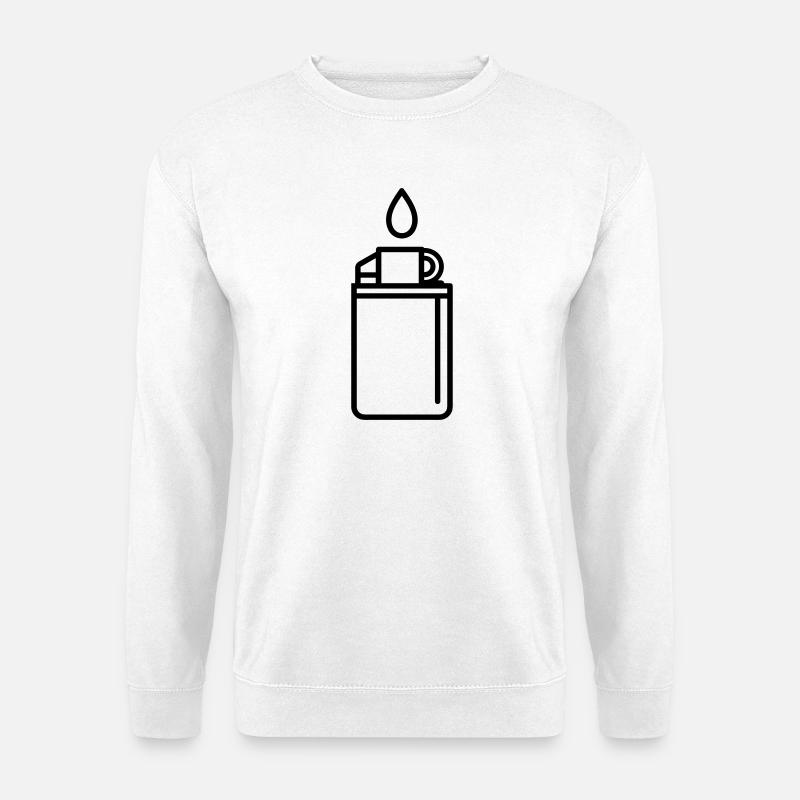 lighter - Unisex Sweatshirt - white