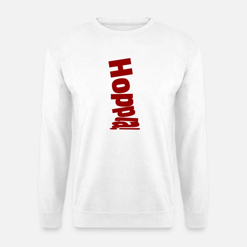 Hoppla Fall - Unisex Pullover - Weiß