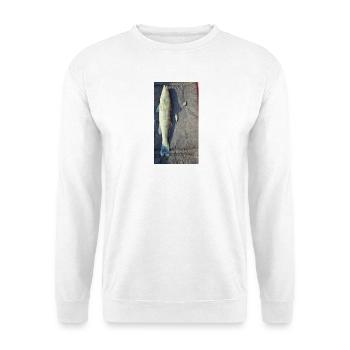 Snookperch - Unisex Pullover - Weiß - Vorne - Alina (178cm) & Michal (187cm)