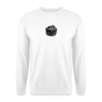 Gothic Adlerwappen mit Flügeln - Unisex Pullover - Weiß - Vorne