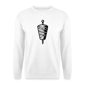 Kebab symbol - Unisex Sweatshirt - white - Front