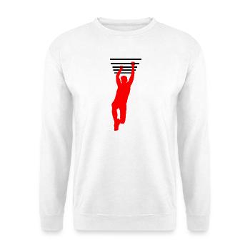 OCR Grip – Hanging Bars Design - Unisex Sweatshirt - white - Front