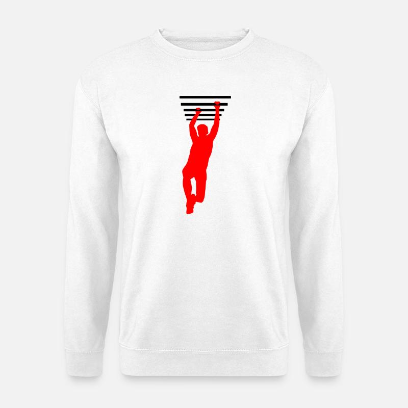 Prise OCR – Conception de barres suspendues - Sweat-shirt Unisexe - blanc