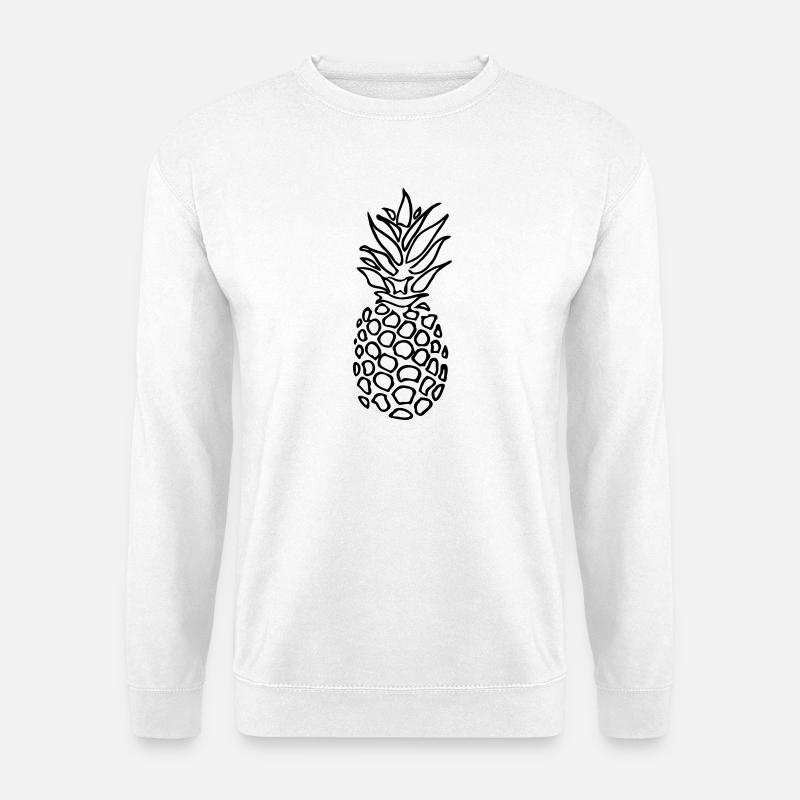 Ananas - Unisex Pullover - Weiß