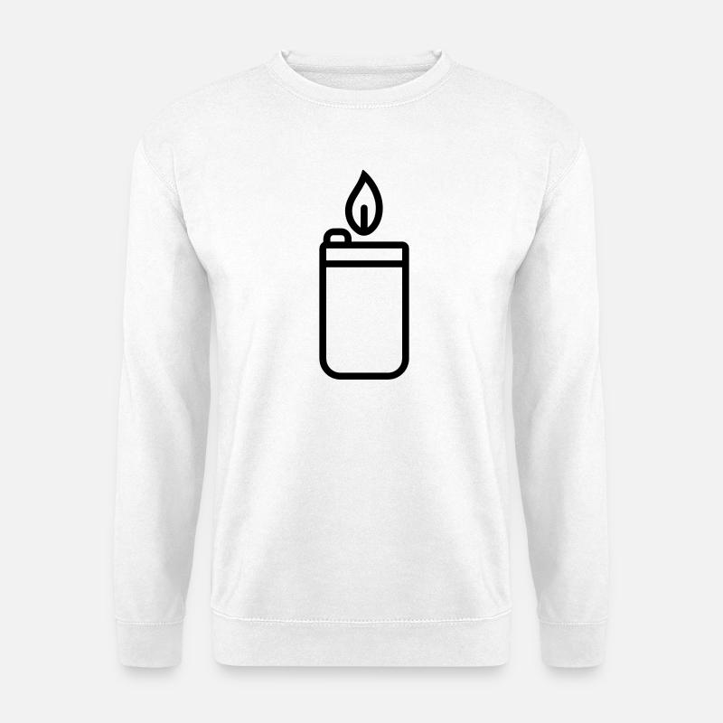 lighter - Unisex Sweatshirt - white