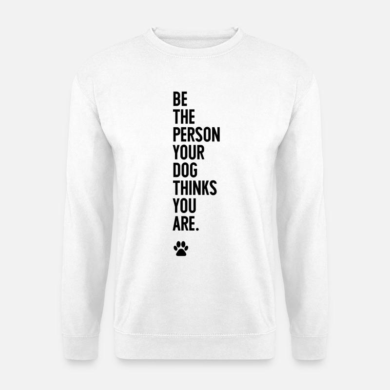 Dog-Person - Unisex Pullover - Weiß