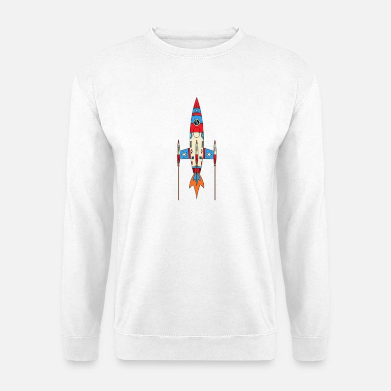 Super Fast Rocket Ship - Unisex Sweatshirt - white