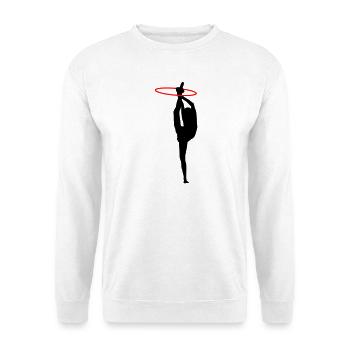 Gymnastik - Unisex Pullover - Weiß - Vorne
