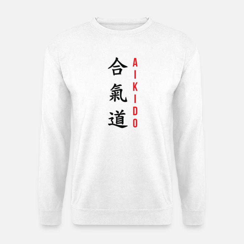 Aikido – Kampfsport – Aikido - Unisex Pullover - Weiß