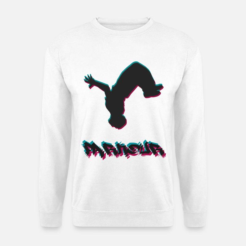 Parkour - Unisex Pullover - Weiß