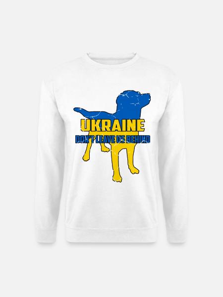 Ukraine Tierrettung - Unisex Pullover - Weiß