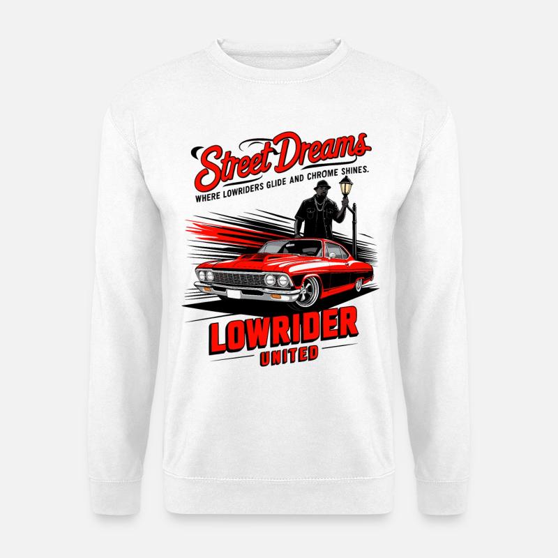 Lowrider Auto - Unisex Pullover - Weiß