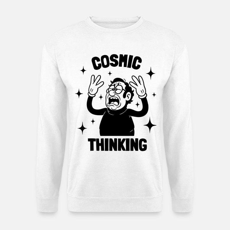 Kosmisches Denken - Unisex Pullover - Weiß