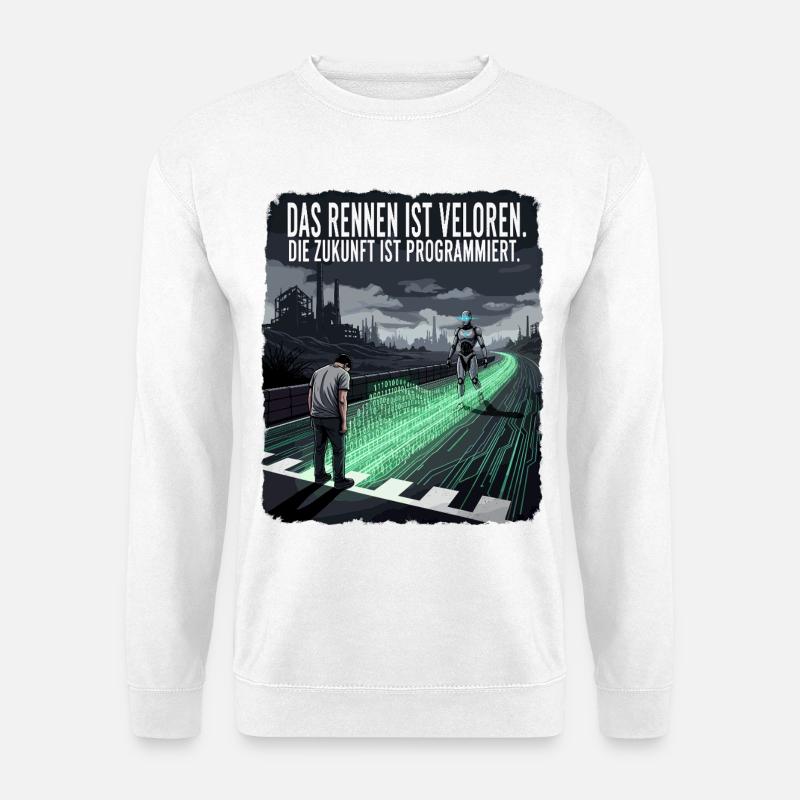 Zukunft Rennen - Unisex Pullover - Weiß