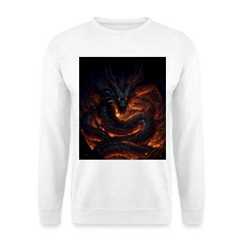 Lava Dragon in Shadowfire - Unisex Sweatshirt - white - Front