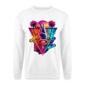 Neon Bizzare - Unisex Pullover - Weiß - Vorne