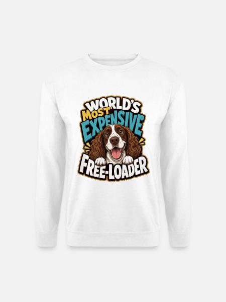 Englischer Springer-Spaniel - Unisex Pullover - Weiß
