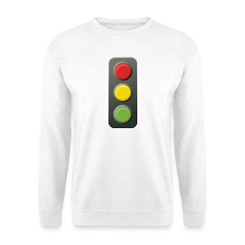 Traffic light - Unisex Sweatshirt - white - Front