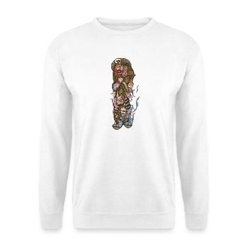 Anubis, der Gott des alten Ägypten - Unisex Pullover - Weiß - Vorne