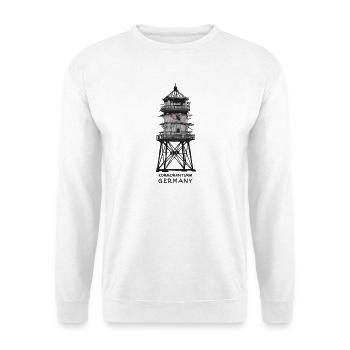 Cormorant Tower, Old Lighthouse, North Sea Coast - Unisex Sweatshirt - white - Front