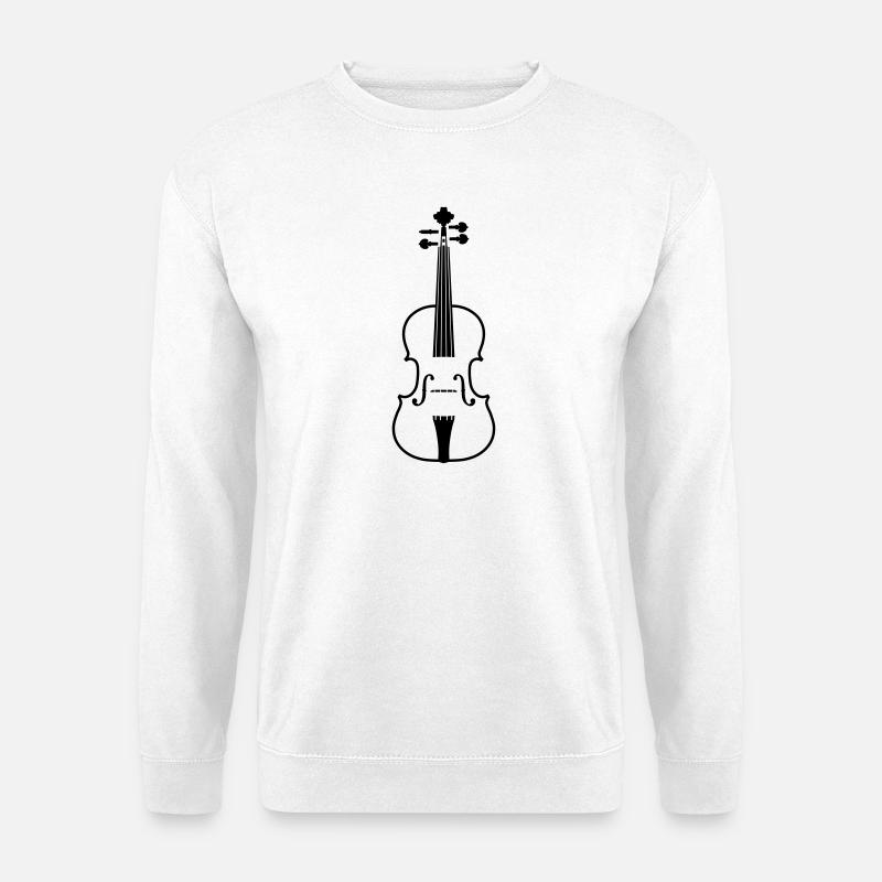 violin - Unisex Sweatshirt - white