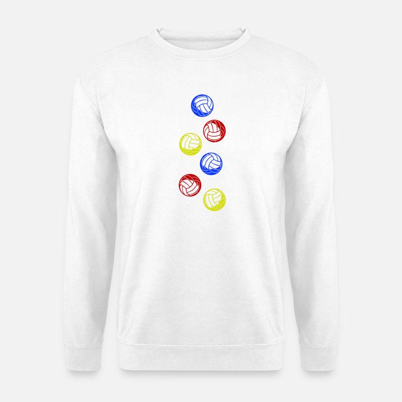 Volleyball Bunt - Unisex Pullover - Weiß