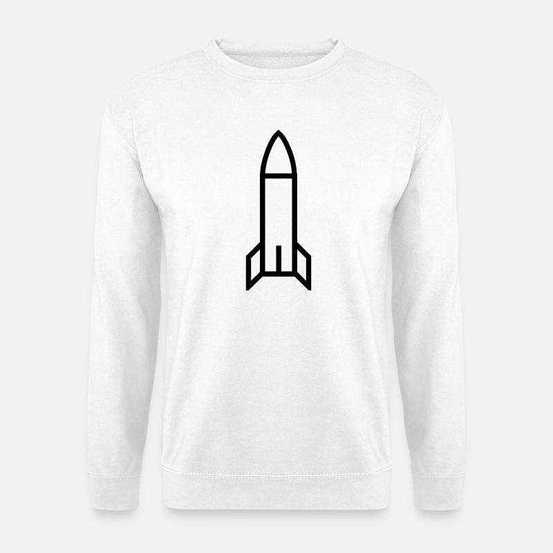 Rakete - Unisex Pullover - Weiß