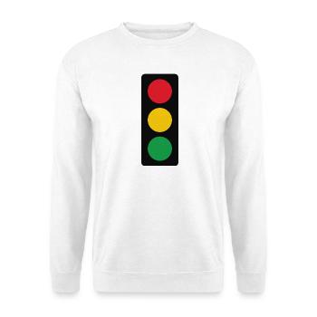 Traffic light - Unisex Sweatshirt - white - Front