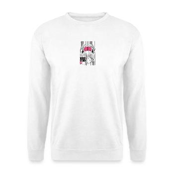 Für Kitesurfer - Wind Study Kite 02 - Unisex Pullover - Weiß - Vorne - Alina (178cm) & Michal (187cm)